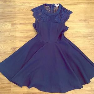 Navy Lace Dress